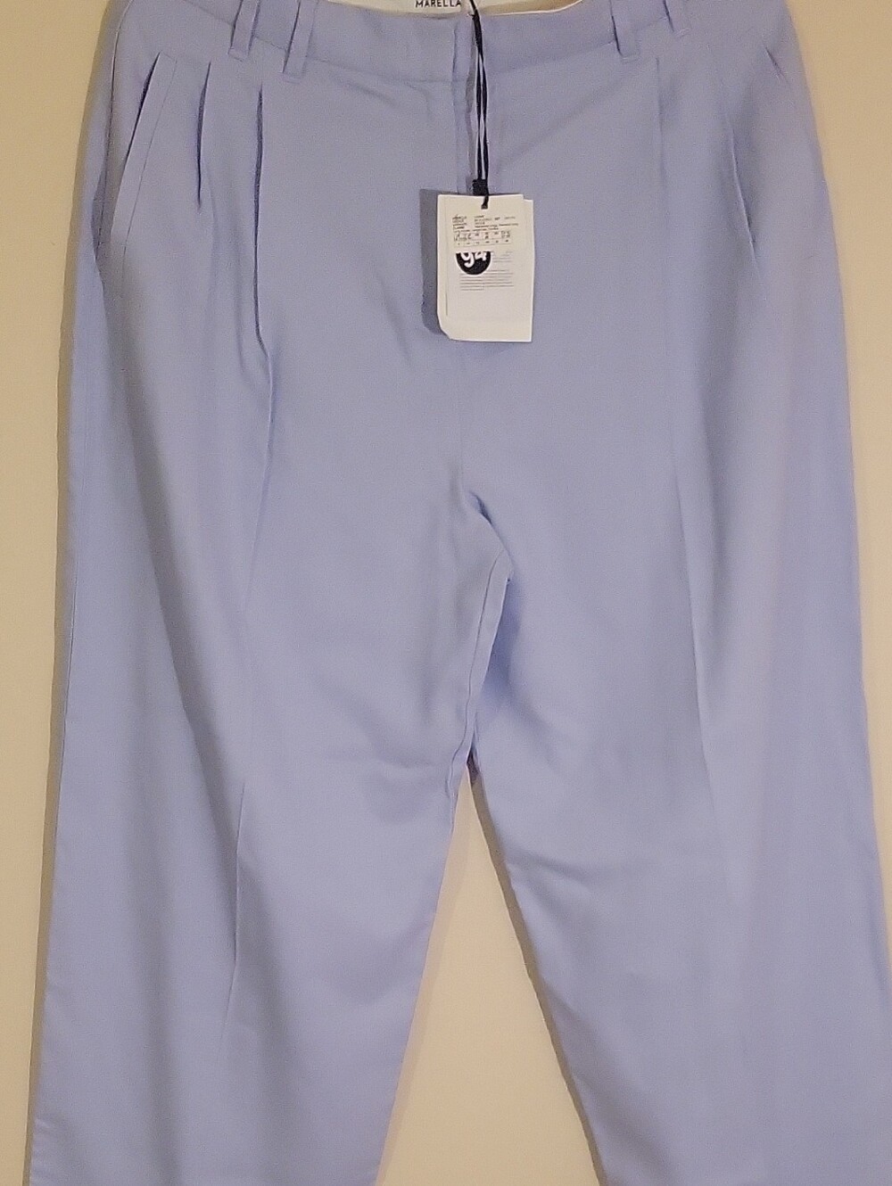 #11 MARELLA Light Blue Tailored Pleated Women’s Pants